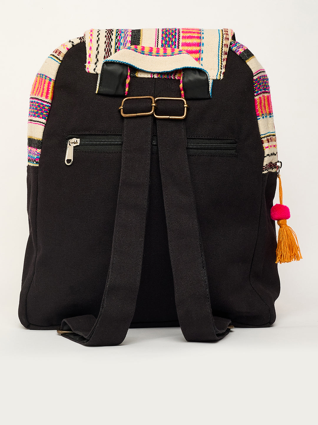 Brick Stripe Flap Bagpack