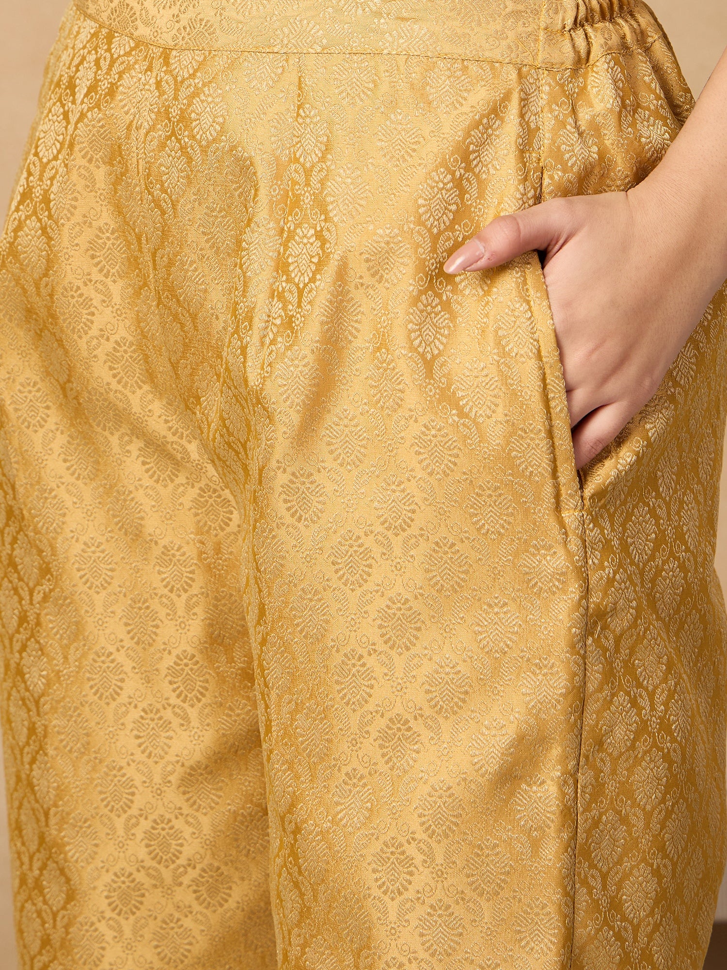 Golden Brocade Pant