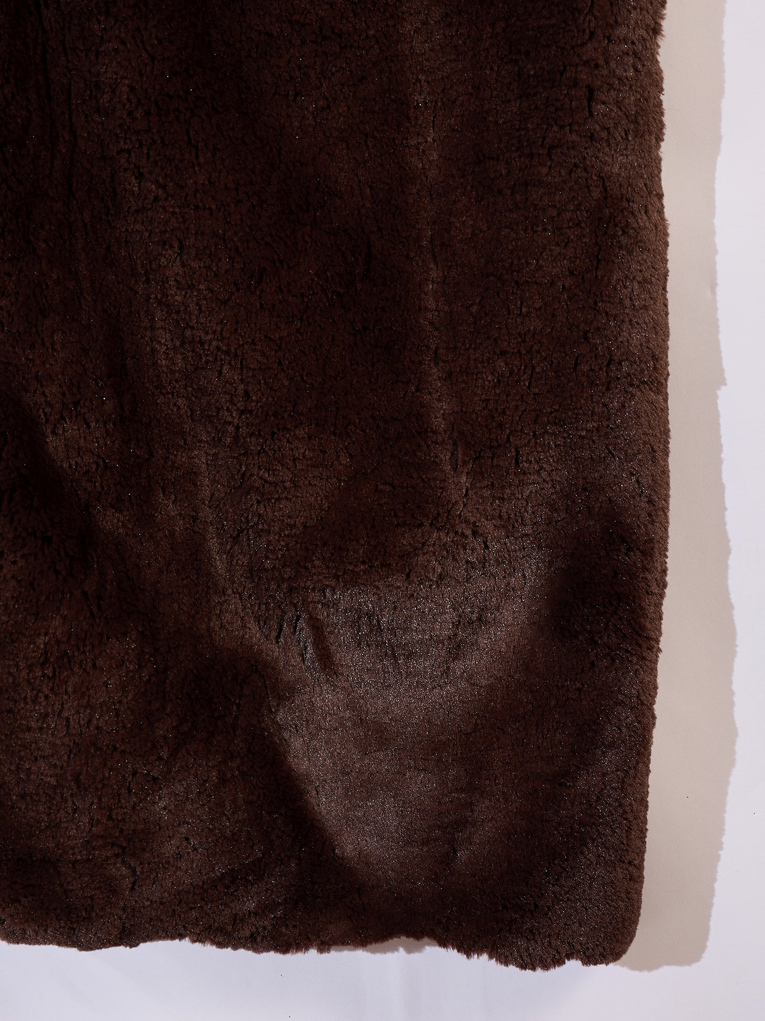 Coffee Brown Rabit Fur Cape